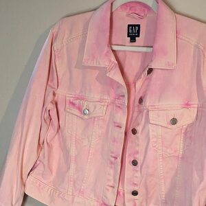 GAP Women's Light Pink Jean Jacket